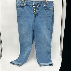 Michael Kors Light Blue Ankle Jeans